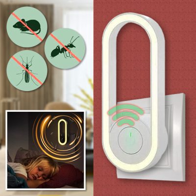 Ultrazvukový prístroj na ničenie komárov s frekvenčnou konverziou a LED svetlom na spanie | ANTIMOSI