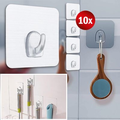 Priehľadné nástenné háčiky | STICKYHOOKS